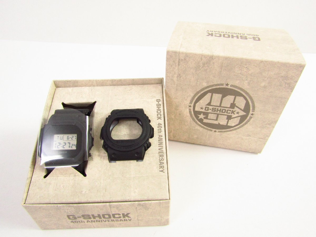 未使用 CASIO カシオ G-SHOCK G-ショック DWE-5657RE-1JR 40周年限定モデル デジタル 腕時計 ▼AC24001拍卖