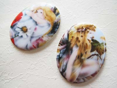 ポーセリアンカメオ 花のフェアリーセット拍卖