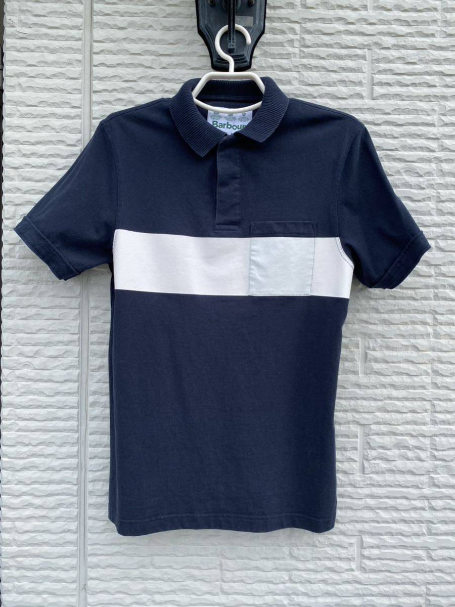 Barbour バブアー 半袖ポロシャツ ラシック名古屋のバブアーにて購入 拍卖