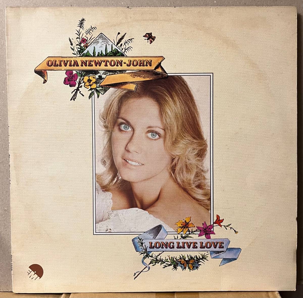 Olivia Newton-John Long Live Love UK盤 LP マト1 God Only Knowsカバー入り EMC3028拍卖