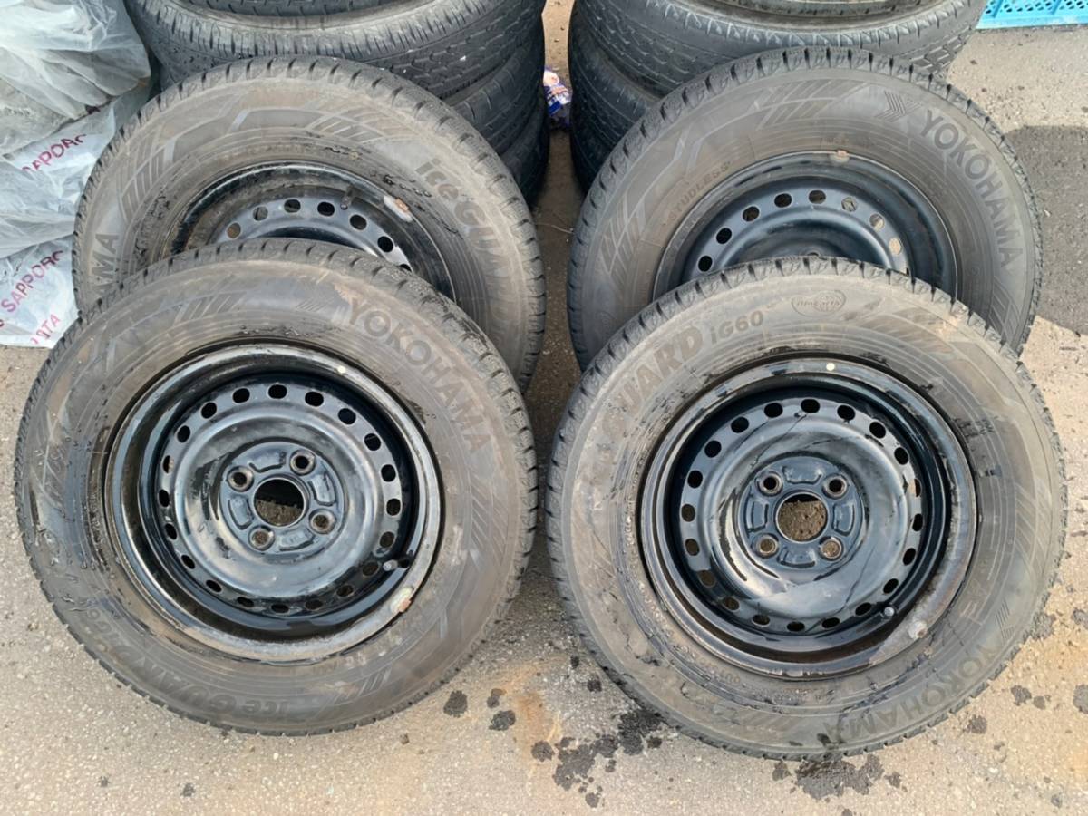 Y938 155/80R13 DUNLOP ダンロップ 2018年 PCD100 4H 4.5J 4本セット拍卖