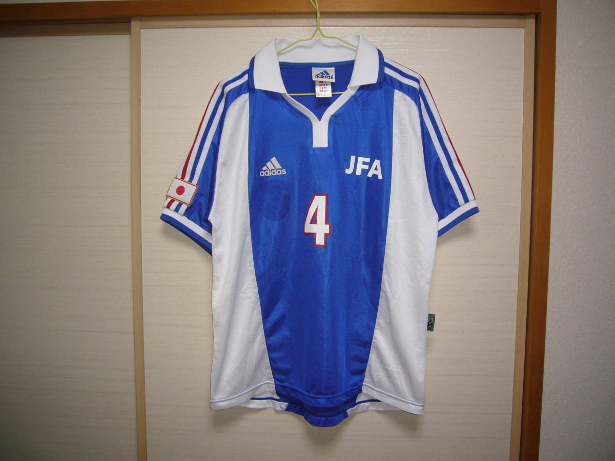 アディダス JFA日本代表ユニフォーム Lサイズ 4番拍卖