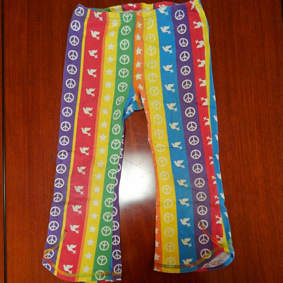 ブーフーウー ブーホームズ BOOHOMES レギンス スパッツ ズボン パンツ 100㎝ 中古 レインボー拍卖