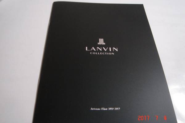 未読LANVINランバン2011-2012女性カタログ拍卖