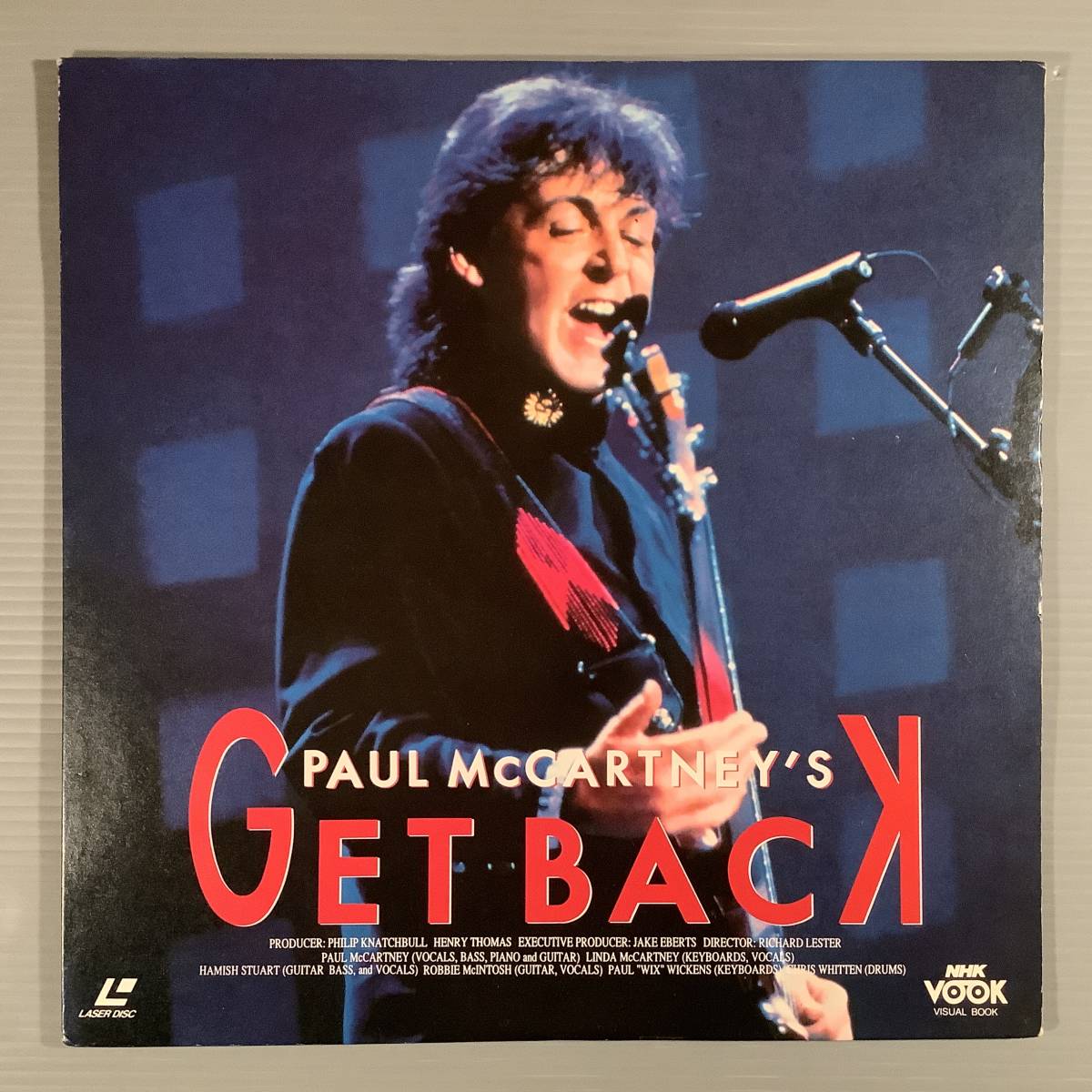 LD(レーザー)■ポール・マッカートニー/GET BACK~ライブ&ドキュメント◎豪華ブックレット付■良好品!拍卖