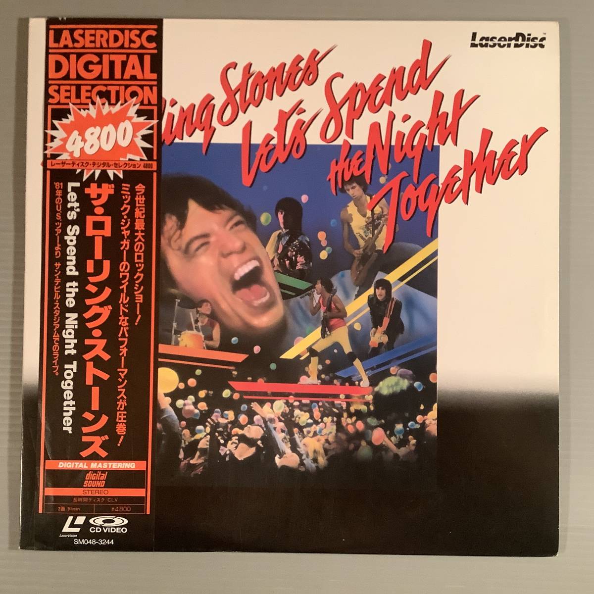 LD(レーザー)■ローリング・ストーンズ/Let's Spend the Night Together~白熱の最新ライヴ '81■帯付良好品!拍卖