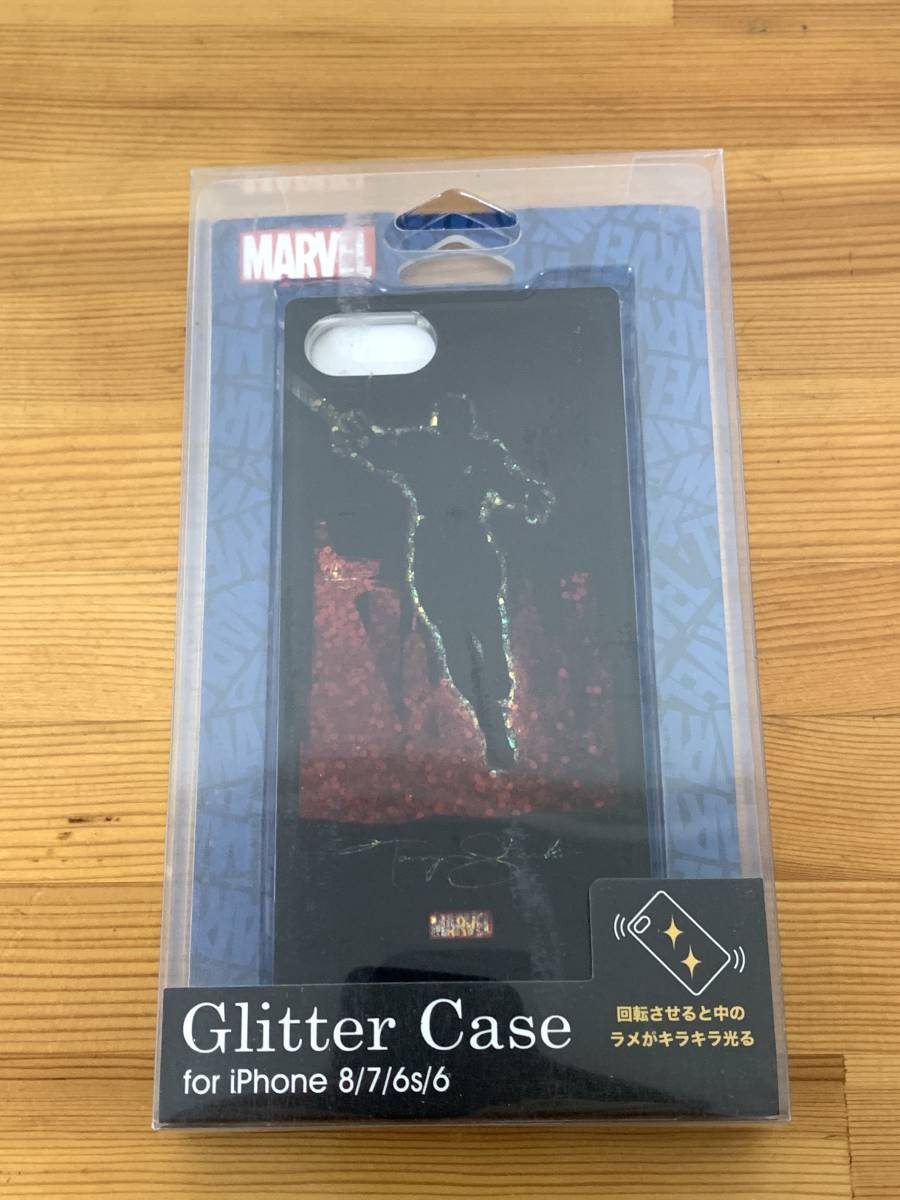 PGA ピージーエー PG-DLQ17M03IRM iPhone 8 iPhone7 iPhone6s iPhone6用 グリッターケース アイアンマン拍卖
