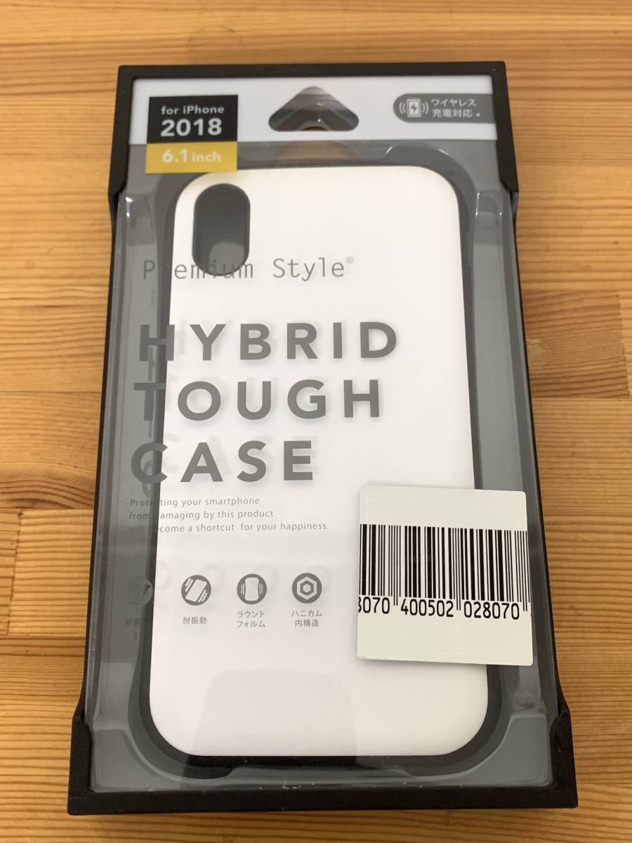 PGA ピージーエー PG-18YPT02WH iPhone XR用 ハイブリッドタフケース マットホワイト拍卖