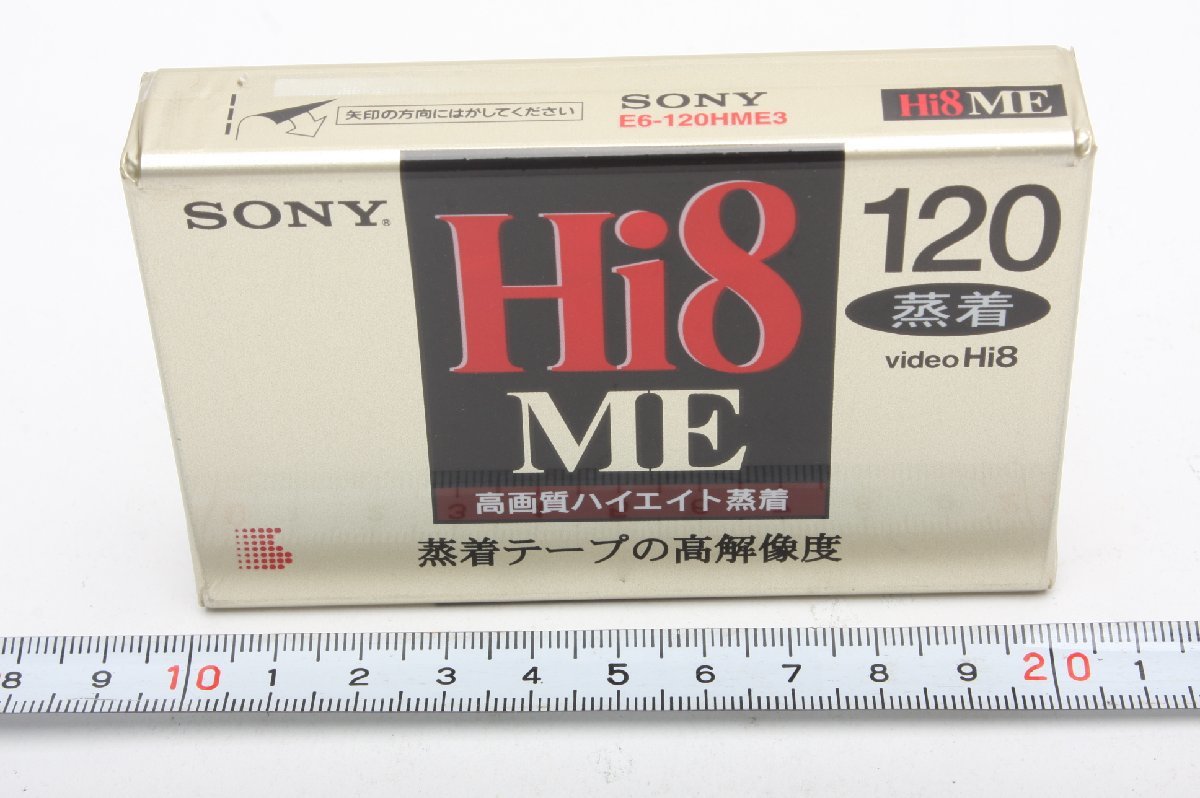 ※ 新品 SONY 8ミリビデオカセット Hi8 ME E6-120HME3 蒸着テープ 録画時間120分 QA1396拍卖