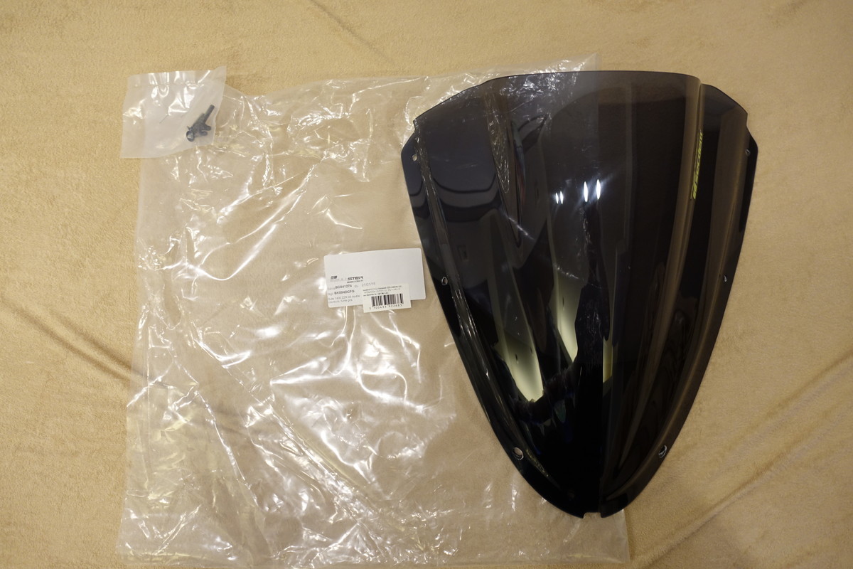 Secdem ZZR1400/ZX-14R (06-16) ダブルバブルスクリーン グレースモーク sec-bk084dc-fg 定価30,613円 セクデム ZX-14R拍卖