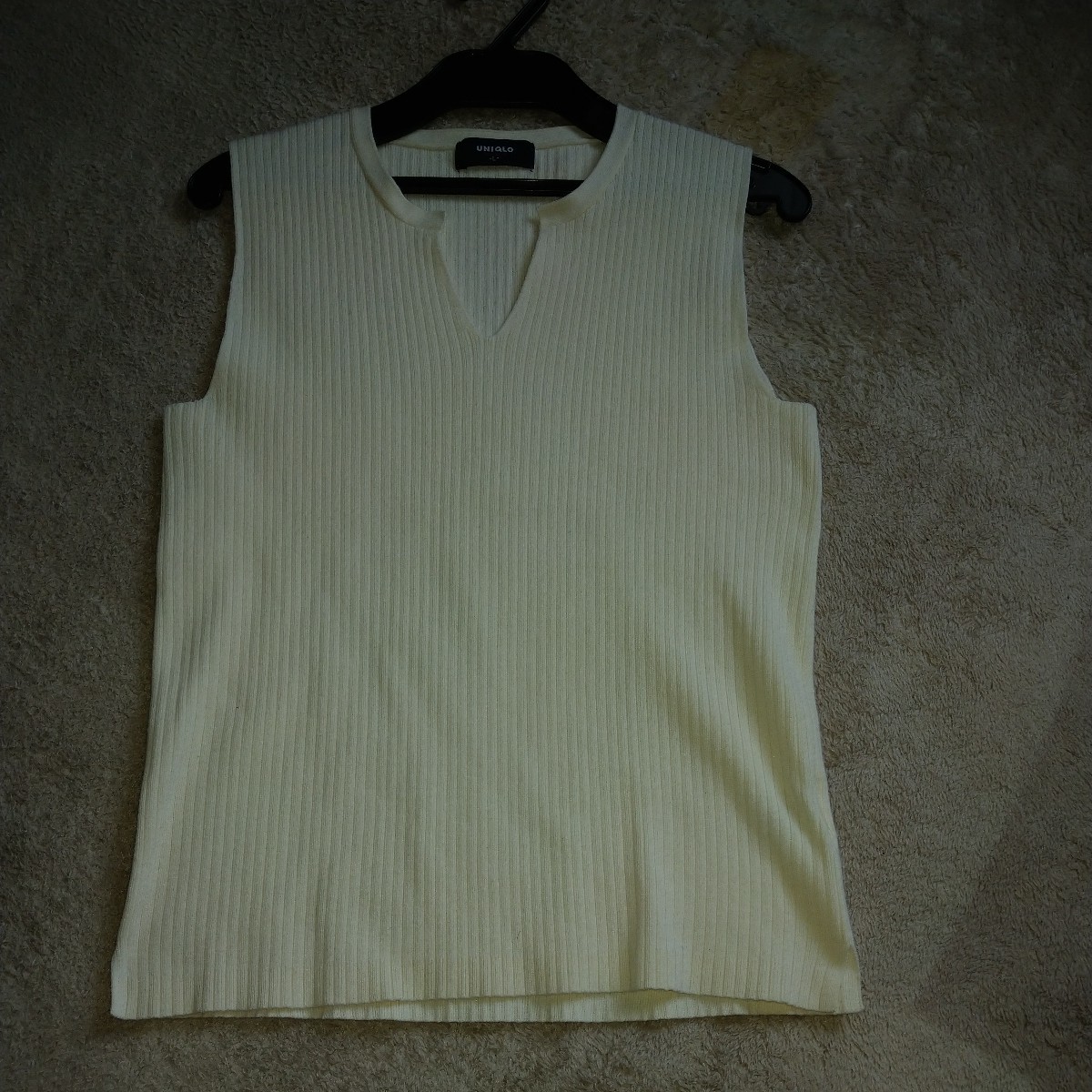 【断捨離】UNIQLO ノースリーブニットユニクロ ベスト拍卖