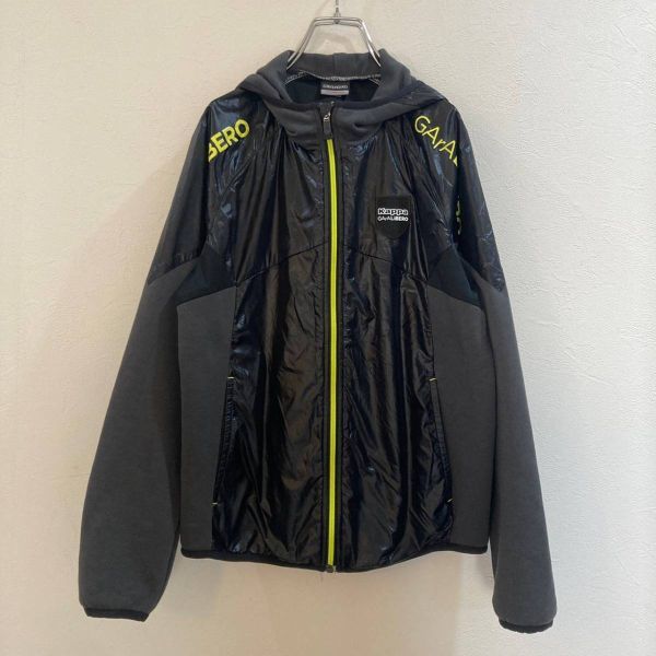 kappa/カッパ パーカー ナイロンジャケットジャンバー GArALiBERO ブラック グレー メンズ S拍卖