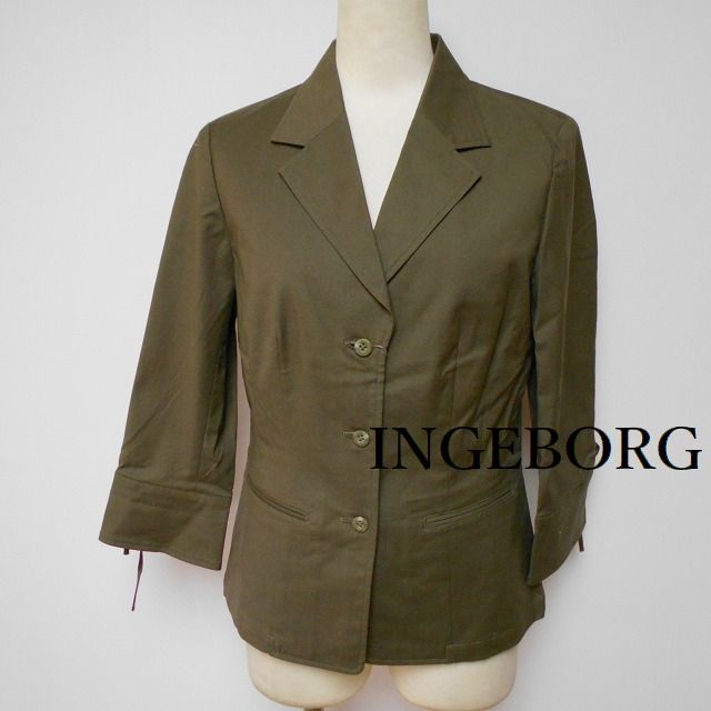 817573 INGEBORG インゲボルグ カーキ系 ジャケット 拍卖