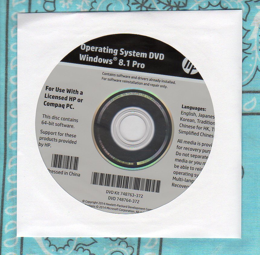 ■hp ProBook 430/440/450/470-G2■Windows8.1 Pro 64bit■リカバリDVDセット■新品・未開封・未使用■拍卖