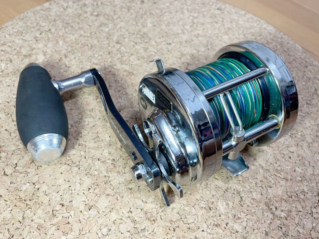 ★即決!稀少 アブ アンバサダー 9000CL クローム Automatic Two Speed 中古良品!機関好調 レイクトローリング 鯉に ABU ambassadeur ★拍卖