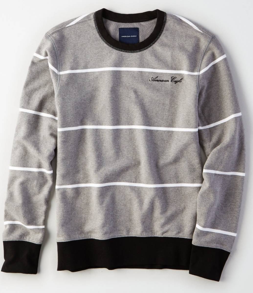 ラスト2!!◇◆AE/アメリカンイーグル / AEスウェットシャツ / トレーナー / US S / ヘザーグレー /拍卖