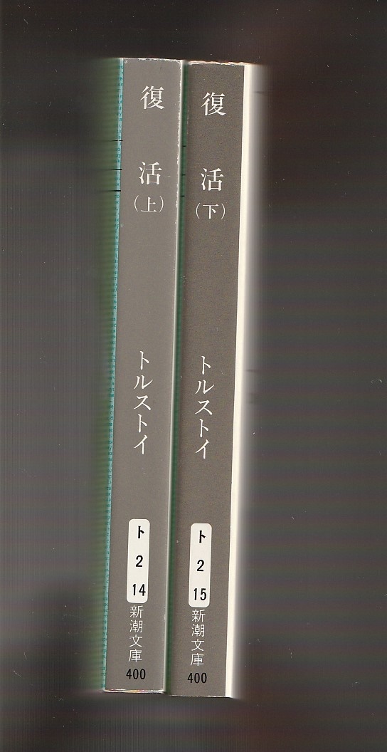 復活(上下) トルストイ/木村浩訳 新潮社 昭和62年 新潮文庫拍卖