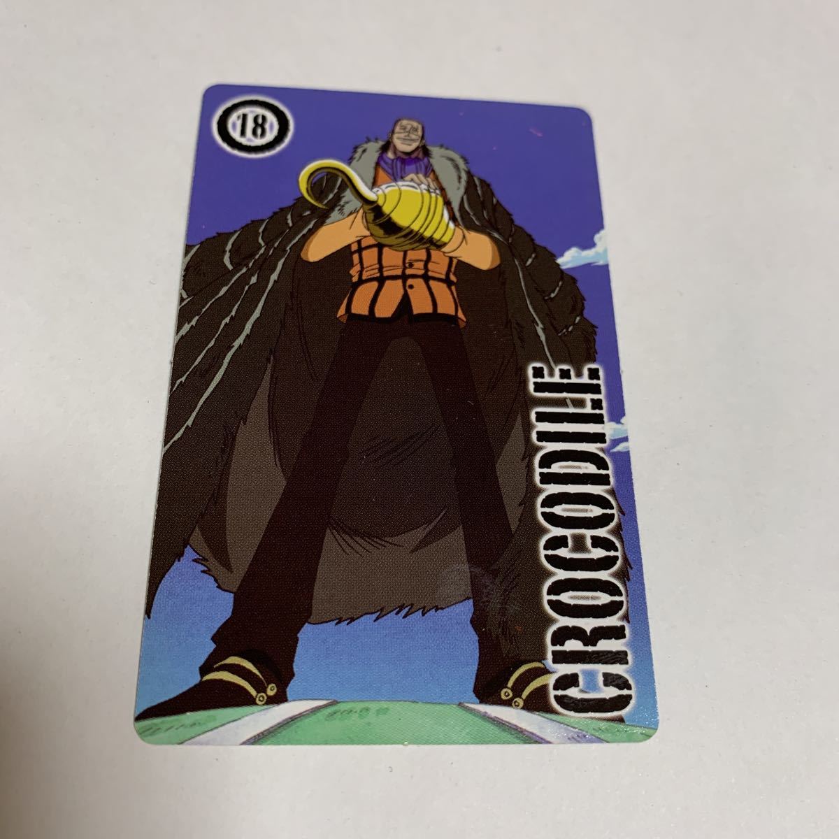トップ ワンピース カードガム 18 クロコダイル ONE PIECE レア 希少 美品 送料無料拍卖