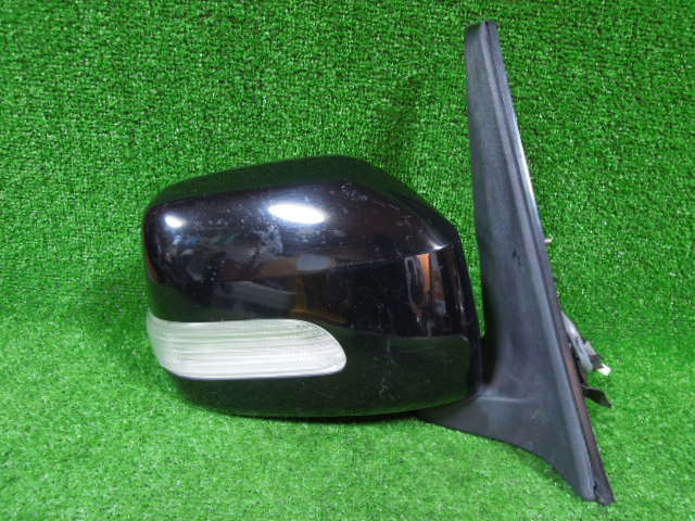 ダイハツ タント L360S ドアミラー 右 中古 カラー:X05 ブラックマイカ 8ピン 電動格納 ヒーター ウィンカー リペア前提で A1851拍卖