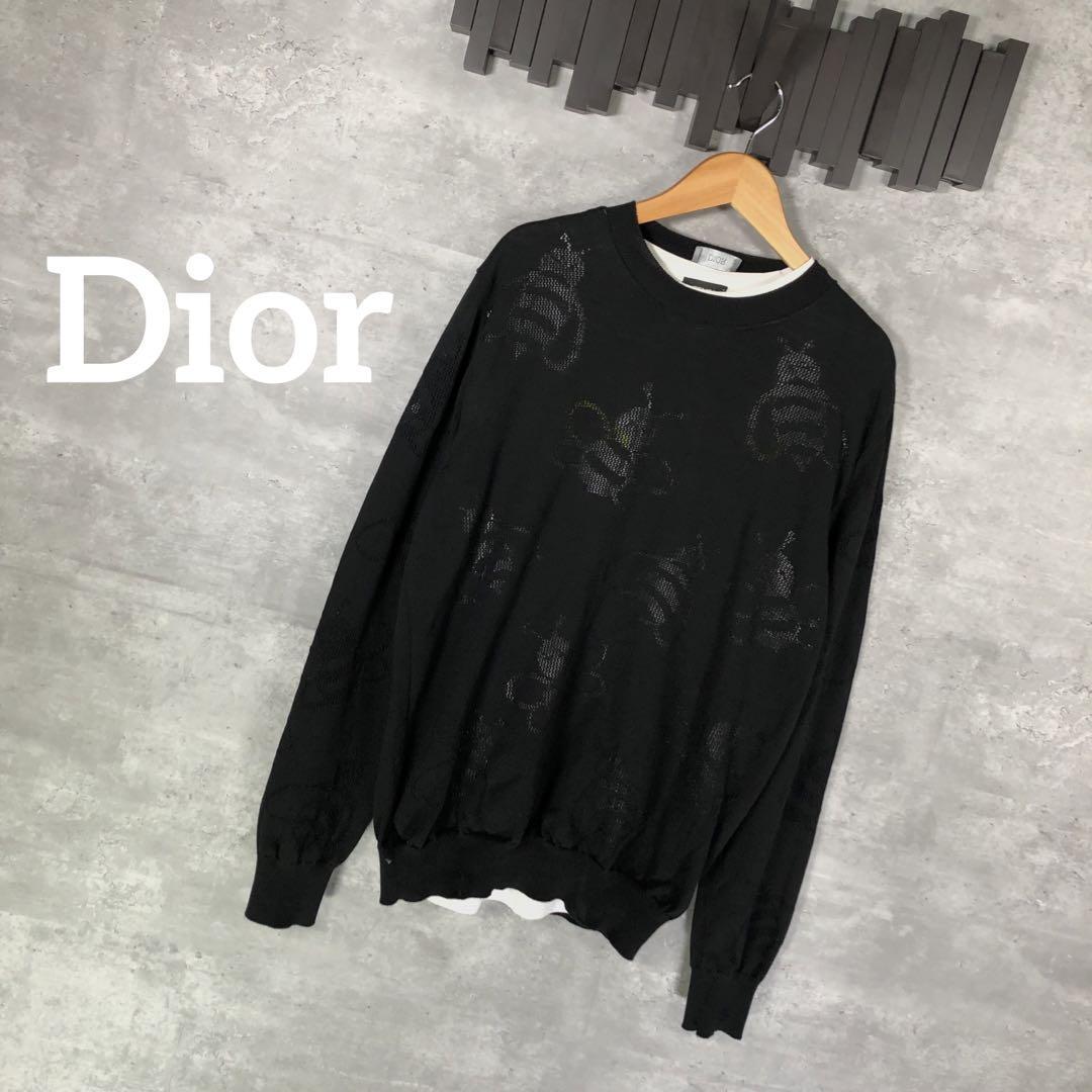 『Dior』ディオール (M) カウズbee薄手ニット / セーター ハチ柄拍卖