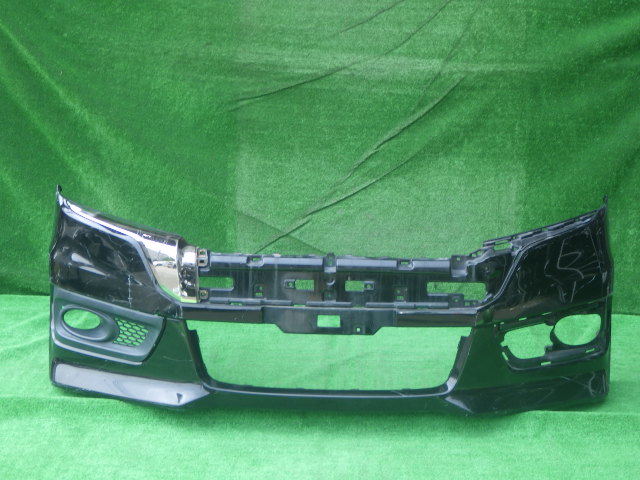 RK5 RK6 後期 ステップワゴン スパーダ 純正フロントバンパー 黒 71101-SZW-Z000拍卖