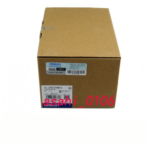 新品 OMRON/オムロン CP1H-X40DR-A プログラマブルコントローラ CPシリーズ拍卖
