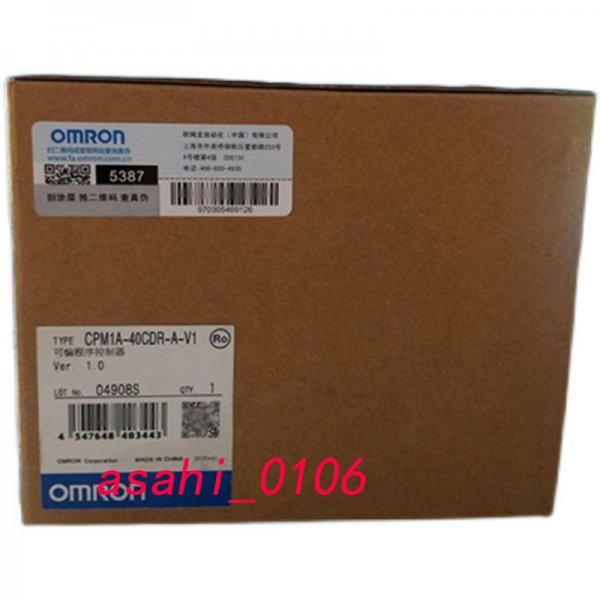 新品 OMRON/オムロン CPM1A-40CDR-A-V1 プログラマブルコントローラ拍卖