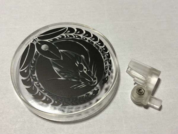ねんどろいど パーツ 刀剣乱舞 小狐丸 台座 丸型/特殊模様/家紋拍卖