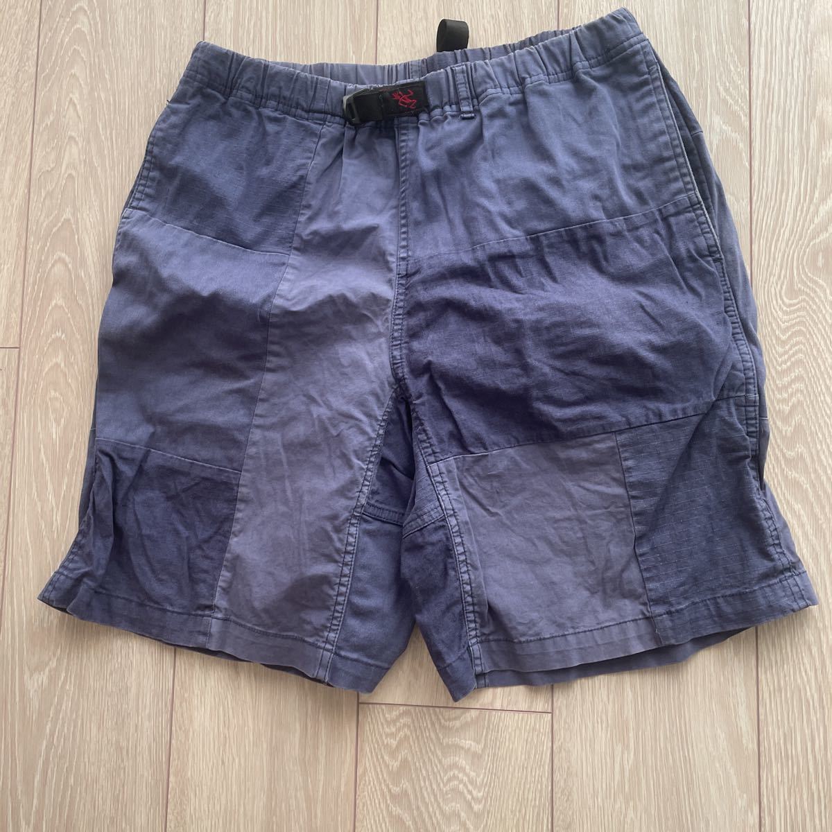 中古 グラミチ x アダムエロペ パッチワーク ショートパンツ ブルー系 サイズ M GRAMICCI ADAM ET ROPE拍卖