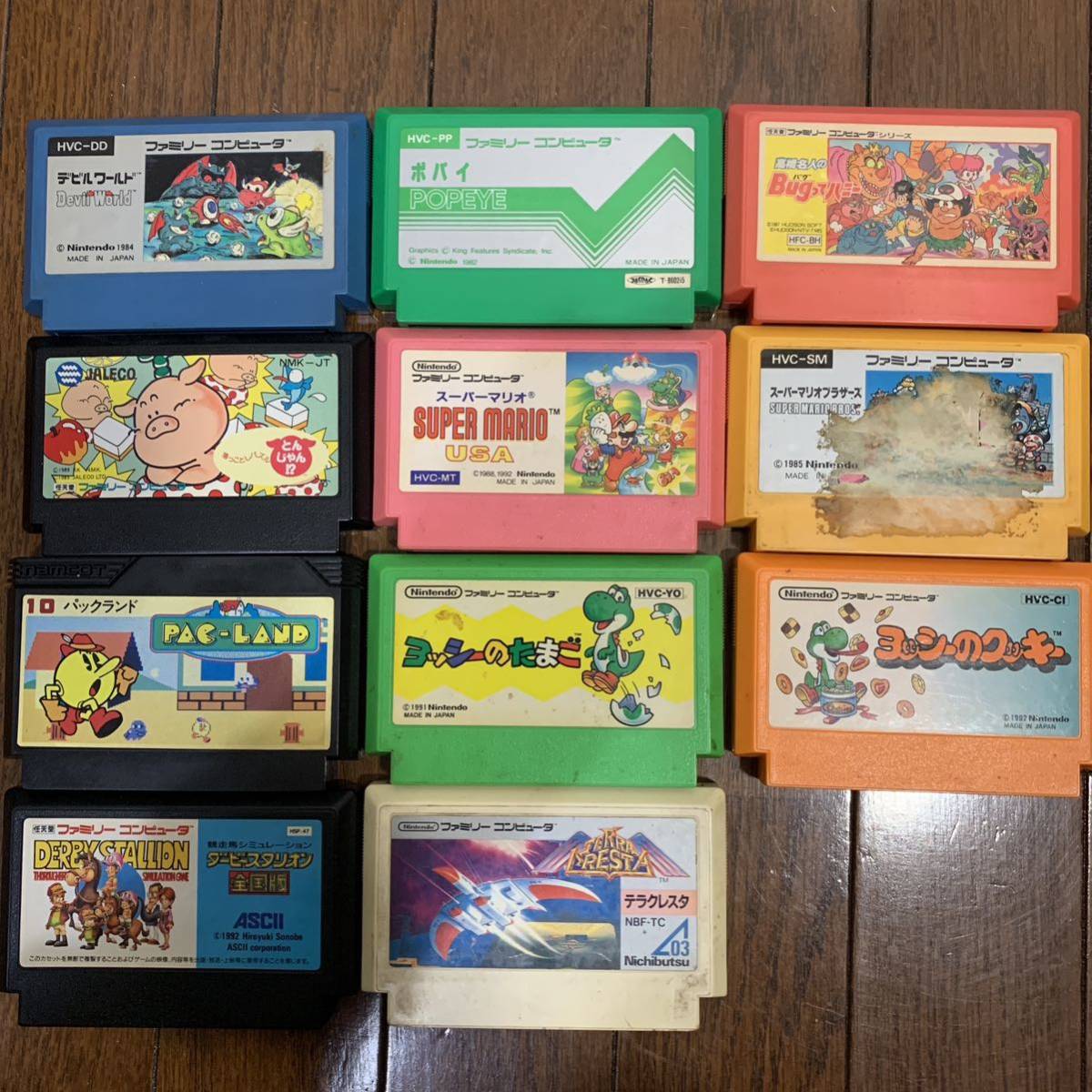 Nintendo ファミコン / カセット11本 まとめ売り / ファミコンソフト ファミコンカセット ゲームソフト 任天堂 ニンテンドー拍卖