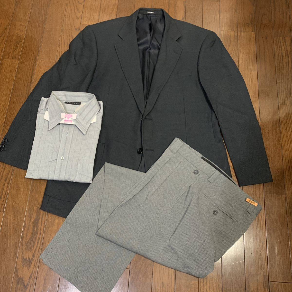スーツ セットアップ 3点 / ジャケット Yシャツ スラックス / まとめ売り REGAL拍卖
