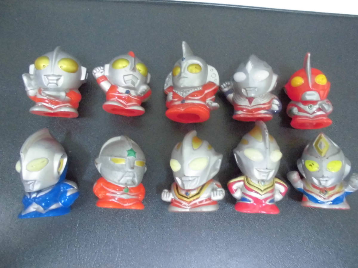 「ウルトラマンシリーズ 指人形など10種セット」 円谷プロ 3分間 宇宙人 正義のヒーロー (E-1保管)拍卖