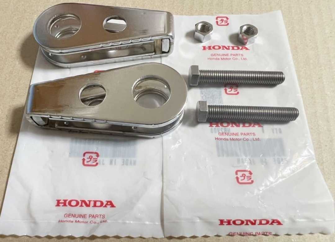 送料無料 CB250T CB400T CB400N CB400D HONDA 純正 CB400T CM400T チェーン アジャスター 新品 CM250TCM400T拍卖