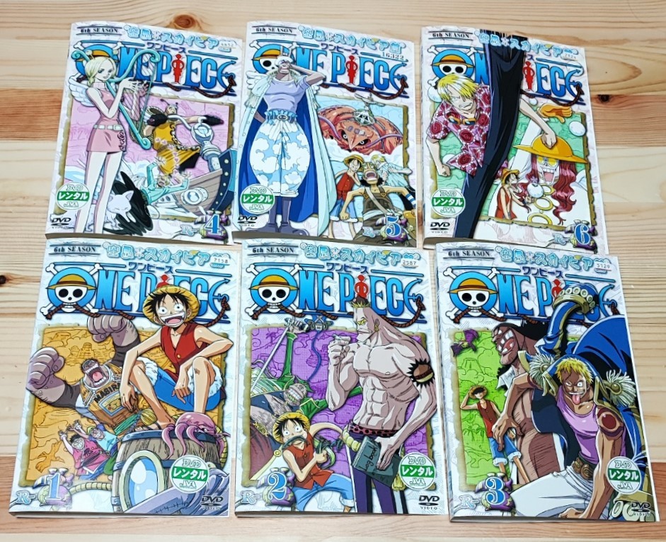 ONE PIECE ワンピース 6THシーズン 空島・スカイピア篇 全10枚 第144話~173話 レンタル落ち 全巻セット 中古 DVD ルフィ ナミ ゾロ拍卖