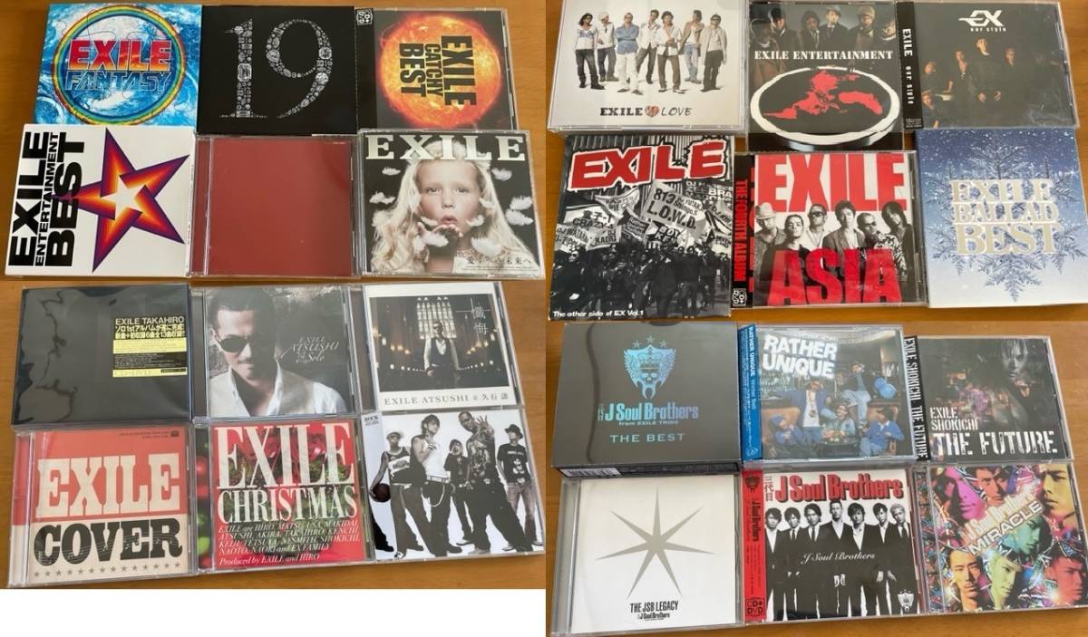 【即決】EXILE★エグザイル★三代目 J Soul Brothers★RATHER UNIQUE★ATSUSHI★TAKAHIRO★SHOKICHI★CD+DVD★41品セット拍卖