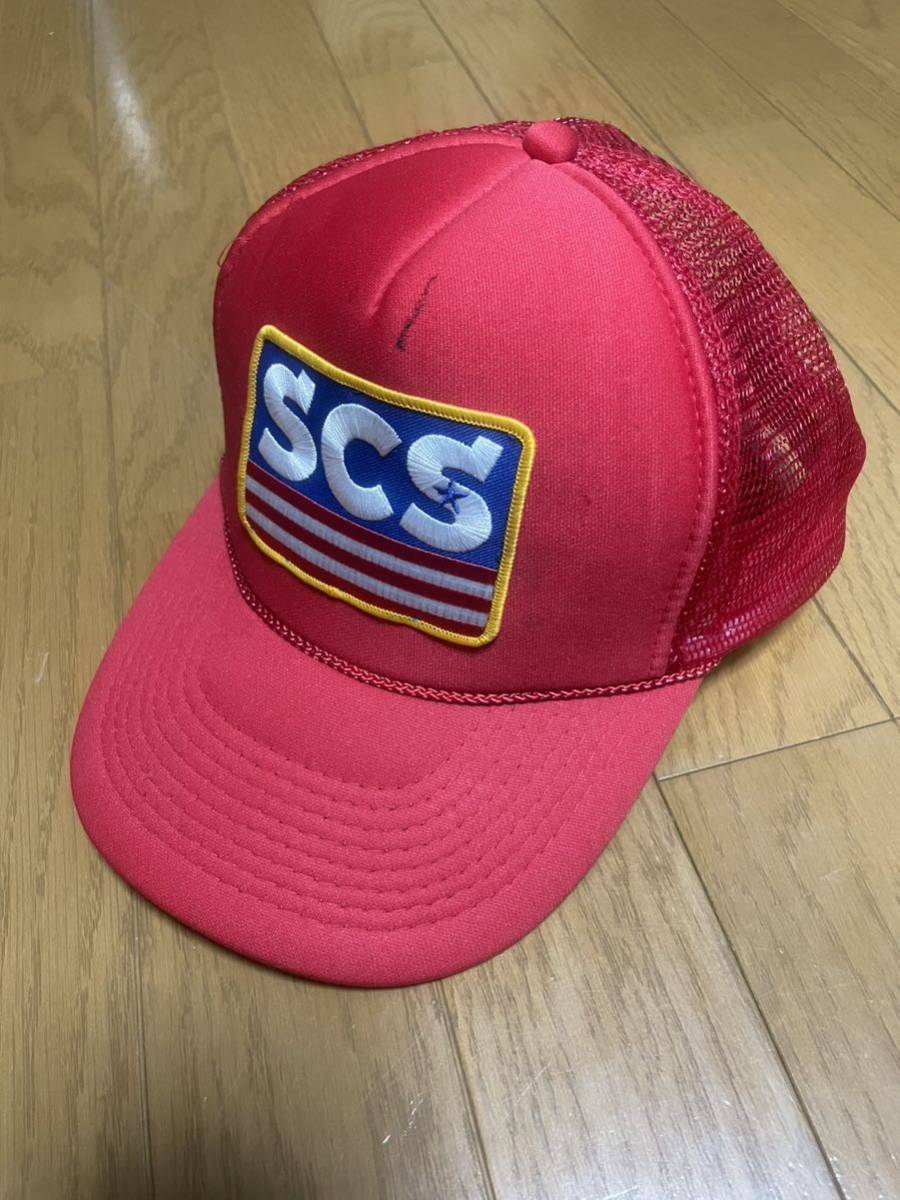 SUNNY C SIDER サニーシーサイダー キャップ レッド 赤 ワッペン ロゴ拍卖