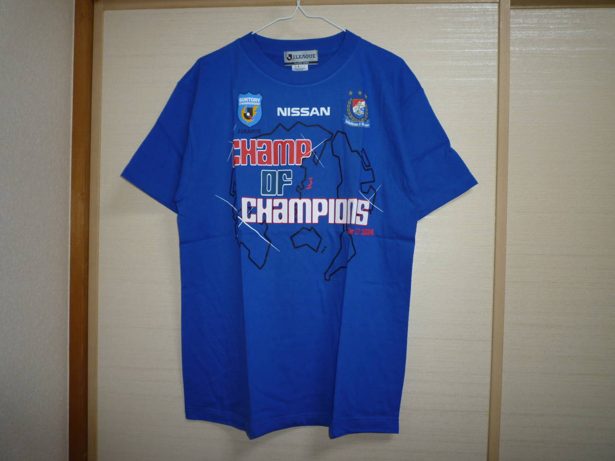2004年 チャンピオンシップ 横浜マリノス 半袖Tシャツ Lサイズ拍卖