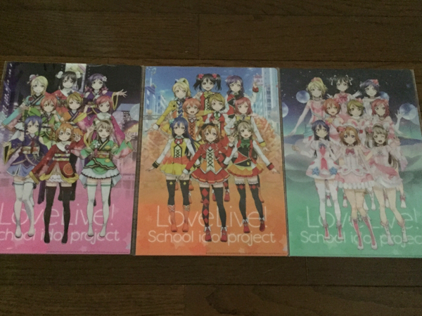 数量9【Angelic Angel/SUNNY DAY SONG/僕たちはひとつの光】3種 セガラブライブ! コラボカフェ秋葉原限定クリアファイル 劇場版拍卖