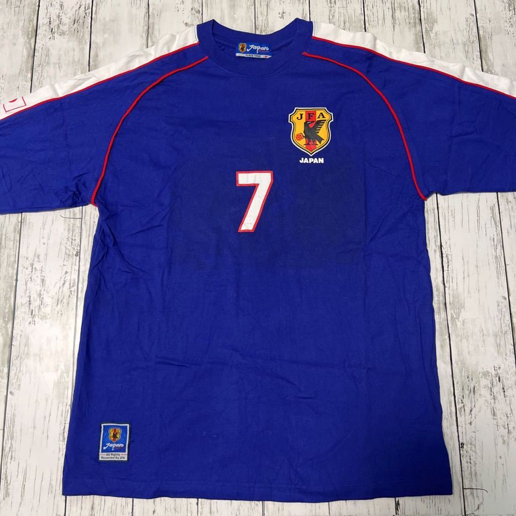 #7 NAKATA 中田英寿 日本代表 JFA サッカー ビンテージ 半袖Tシャツ拍卖