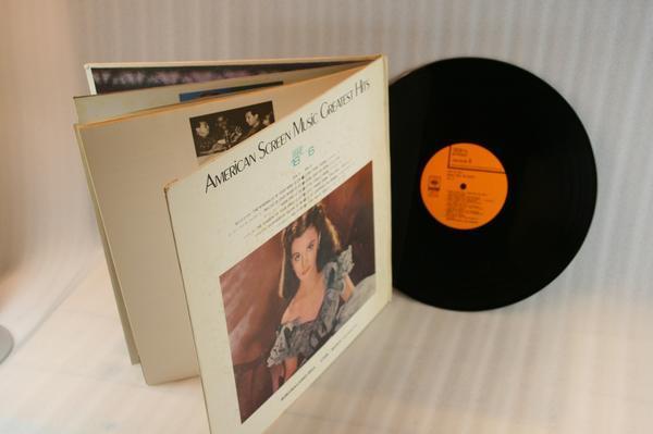 中古LP「AMERICAN SCREEN MUSIC GREATEST HITS/アメリカン・スクリーン・ミュージック・グレイティスト・ヒッツ」パーシー・フェイス他拍卖