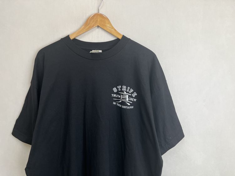 デッドストック◎90sビンテージBLUE GRAPEストライフミュージックプリント半袖TシャツXLブラックアメカジストリート音楽 nr23850拍卖