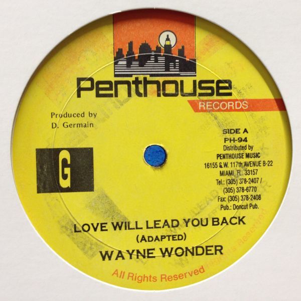 12inchレコード WAYNE WONDER / LOVE WILL LEAD YOU BACK拍卖