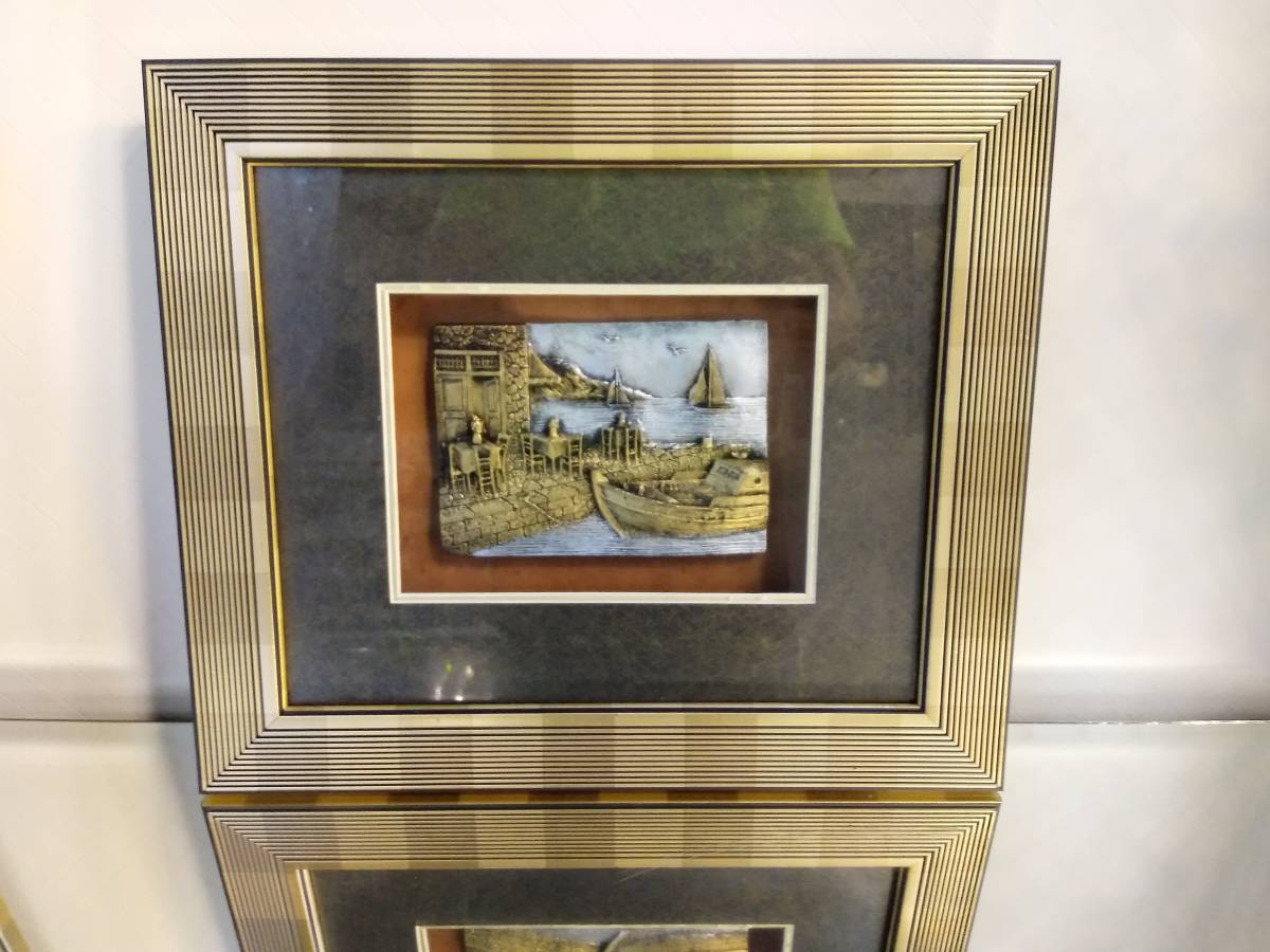 0705-01 中古★3Dアート 立体画 風景 額縁 インテリア拍卖