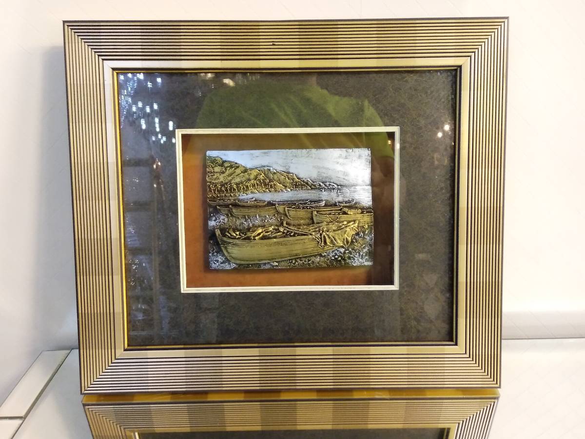 0705-02 中古★3Dアート 立体画 風景 額縁 インテリア拍卖