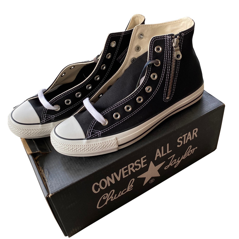 新品箱付き SOPHNET. x CONVERSE ソフネット別注 CONVERSE ALL STAR HI Chuck Taylor 黒 27.5cm拍卖