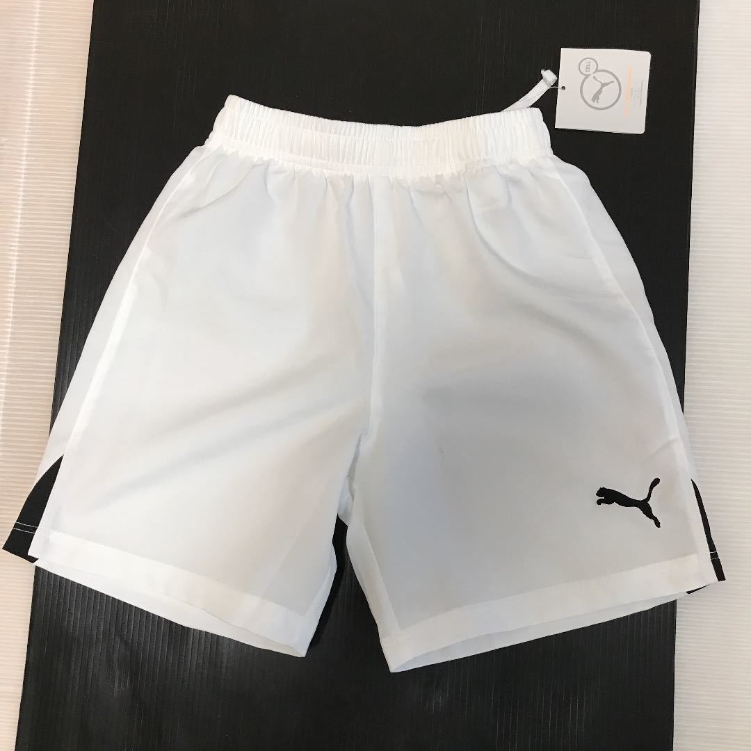 送料無料 新品 PUMA プーマ サッカー フットサル プラクティスパンツ 130 ハーフパンツ拍卖