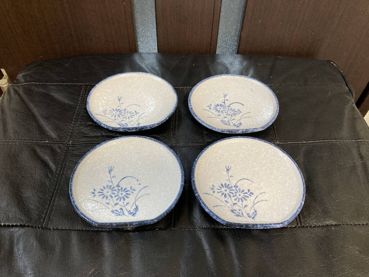 ☆新品未使用・昭和レトロ・4客セット・取皿・小皿・アンティーク・レトロ☆☆☆☆拍卖