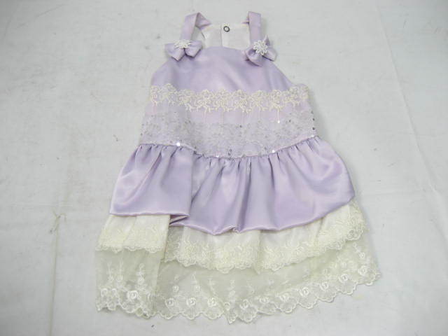 DOGGY LAND ドギーランド toffee ドレス ワンピース フリル レース リボン 犬 小型犬 4.8~6.5kgくらい 紫 パープル サイズ4拍卖