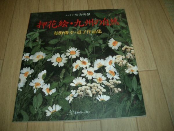 押花本 押花絵・九州の自然 杉野俊幸・道子作品集 即決!拍卖