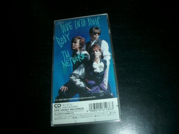 8cmCD TM NETWORK DIVE INTO YOUR BODY TMN CDケース付き 即決拍卖